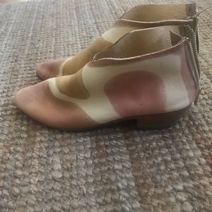 Lauren Brinkers hand painted leather booties